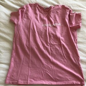 ZARA pink shirt!